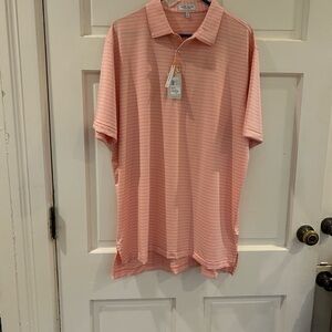Peter Millar NWT XL summer comfort Striped Polo Shirt